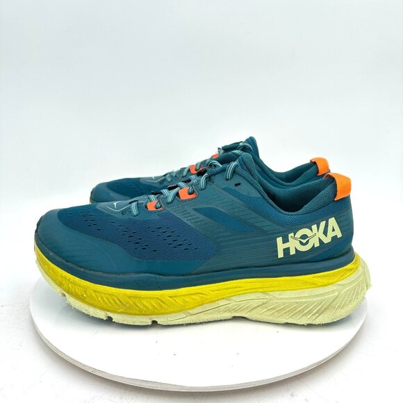 Hoka One One Stinson ATR 6 Men Size 10 1110506 BCBT Blue Coral Butterfly Shoes